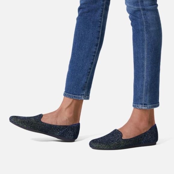 Rothy's Metallic Lattice Stitch Loafers - Picture 9 of 9